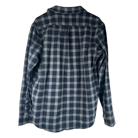 Altamont Men's Plaid Flannel Blue Gray Size Large - Picture 2 of 8